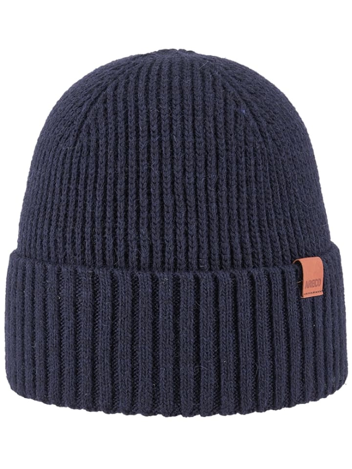 

вязаная шапка синего цвета ARECO