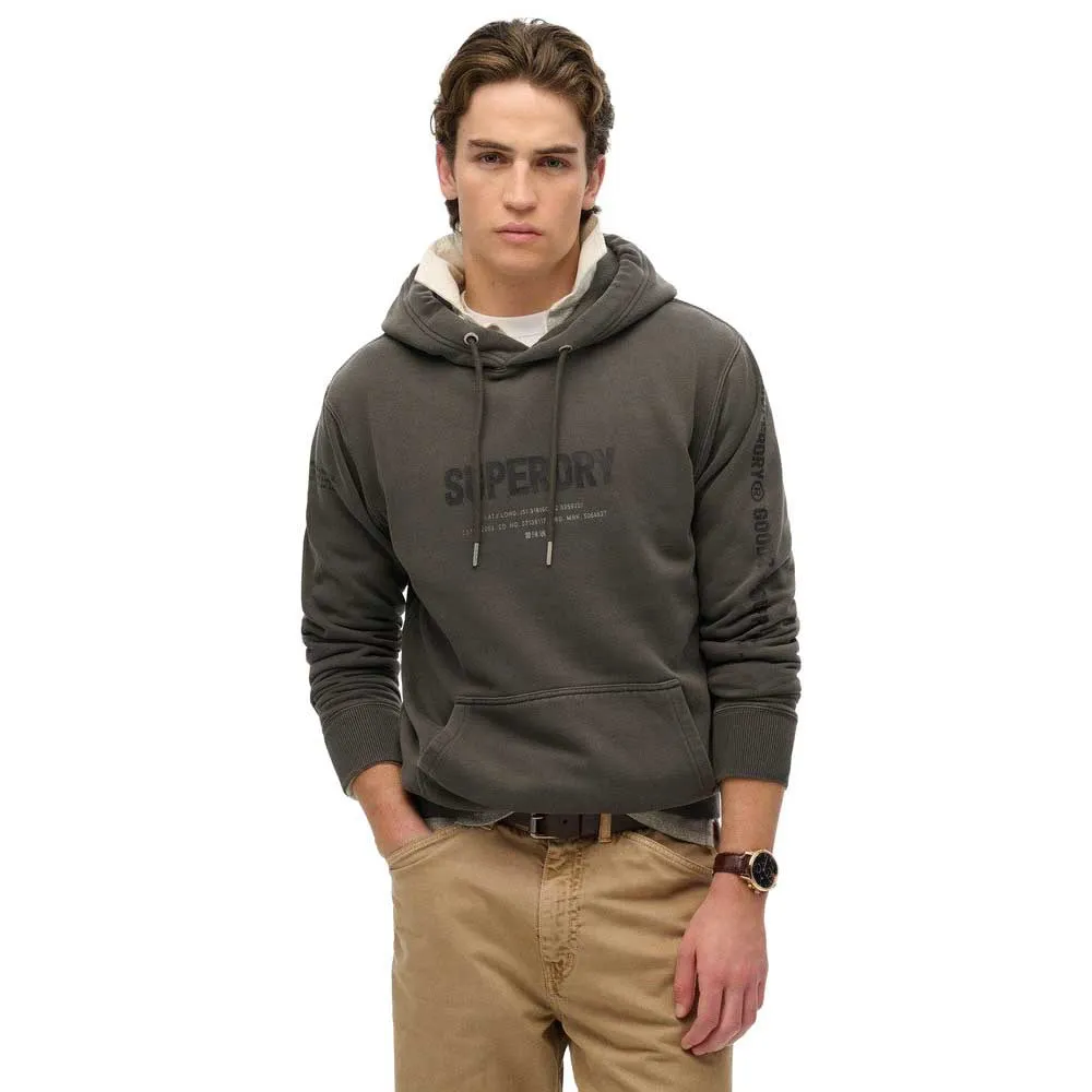 

Худи Superdry Utility Sport, черный