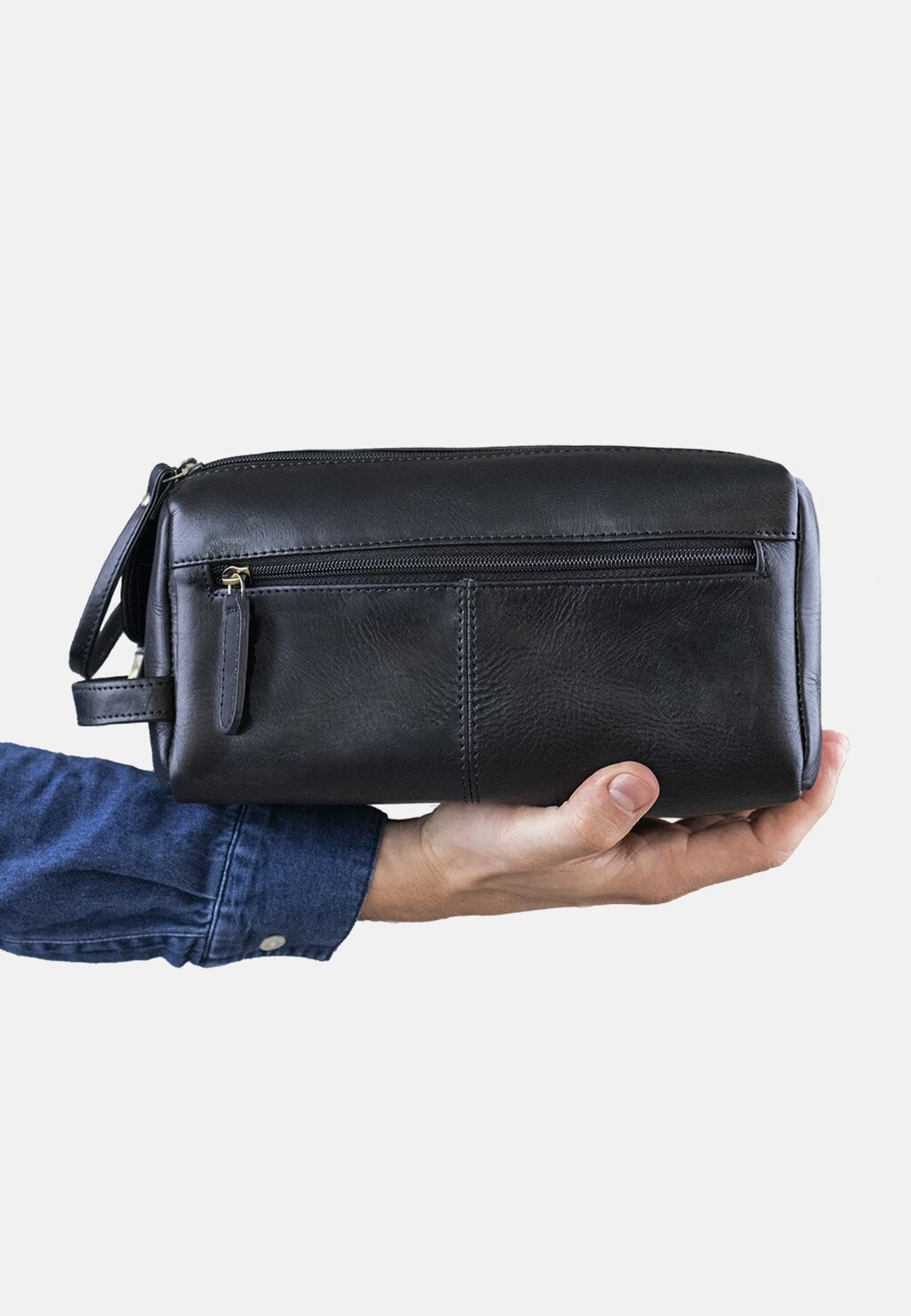 

Косметичка Leather Kulturtasche Bristol SID & VAIN, цвет schwarz