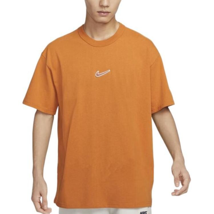 

Футболка мужская оранжевая Nike, оранжевый