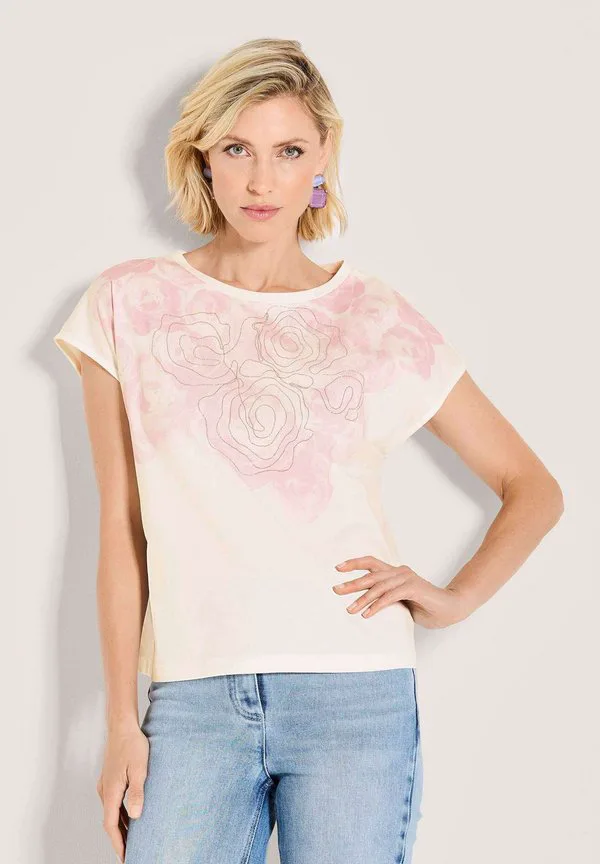 

Футболка с принтом Madeleine, Off-White Pearl Pink, Белый, Футболка с принтом Madeleine, Off-White Pearl Pink