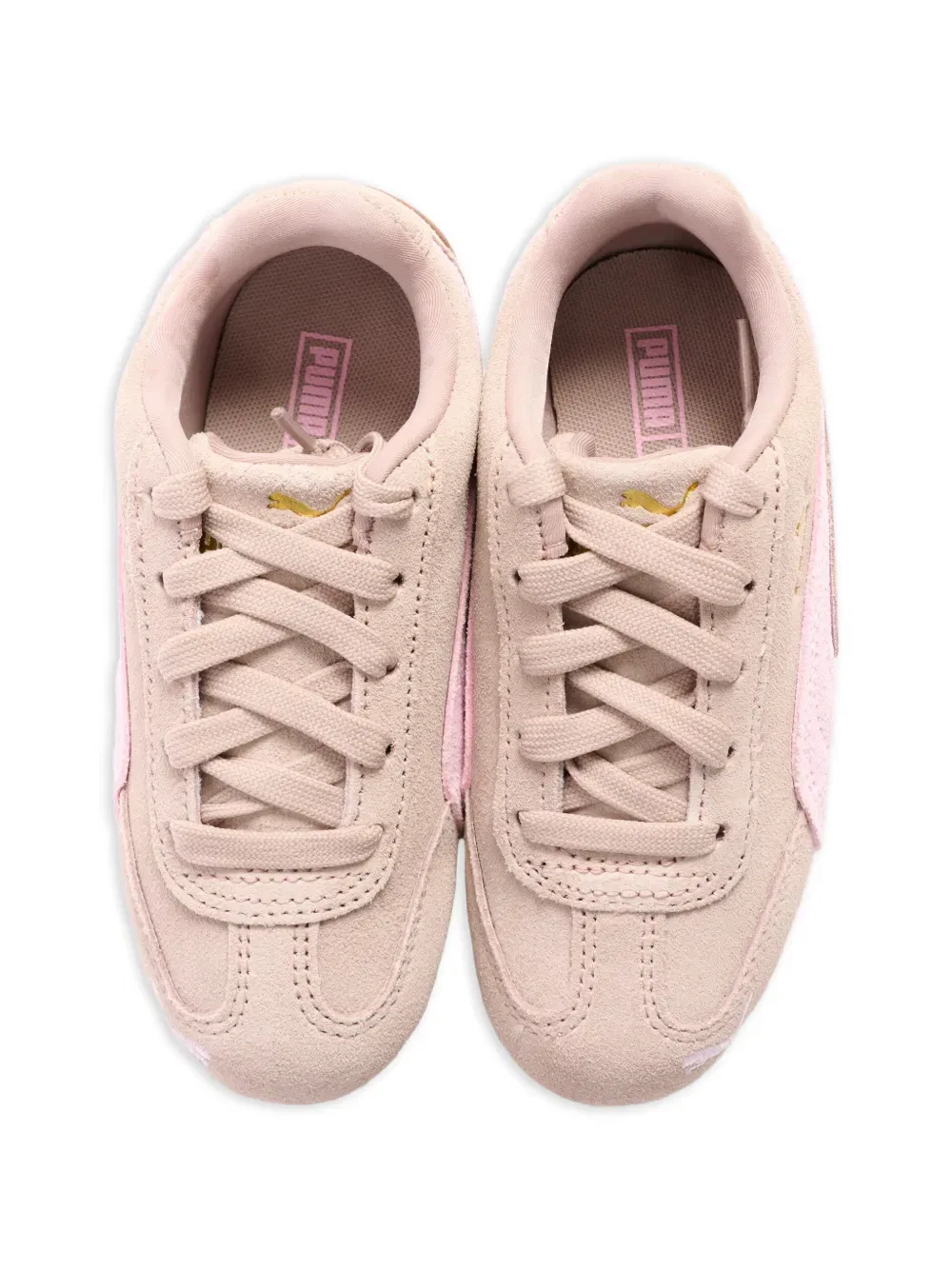 Низкие кроссовки с боковой полосой Puma Kids, нейтральный — фото 4