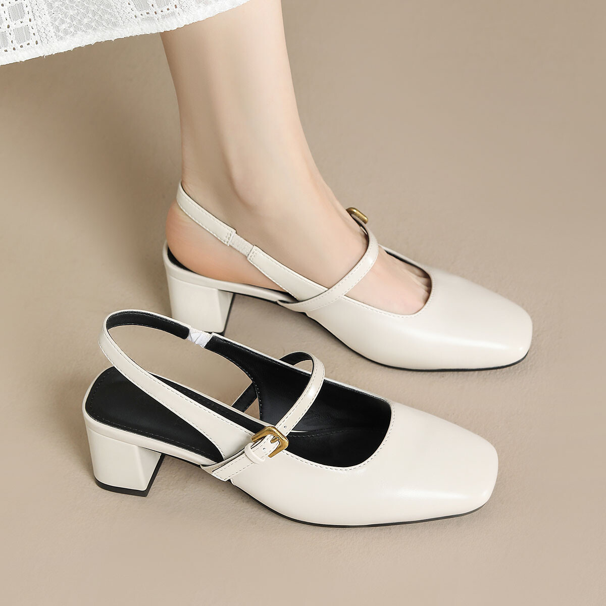 Туфли женские на высоком каблуке Josiny, цвет Light Brown — фото 3