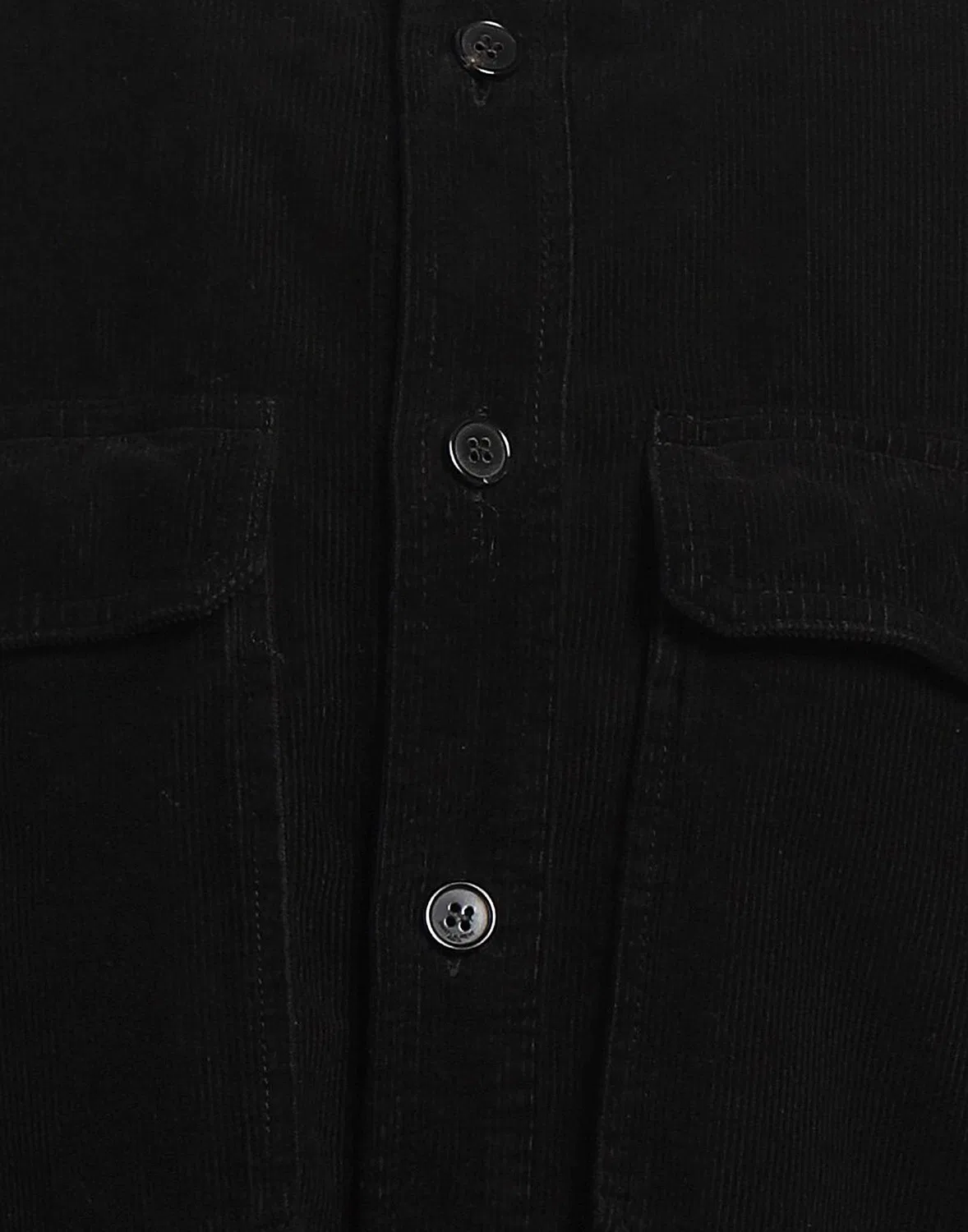 Рубашка сафари из вельвета Saint Laurent черный — фото 4