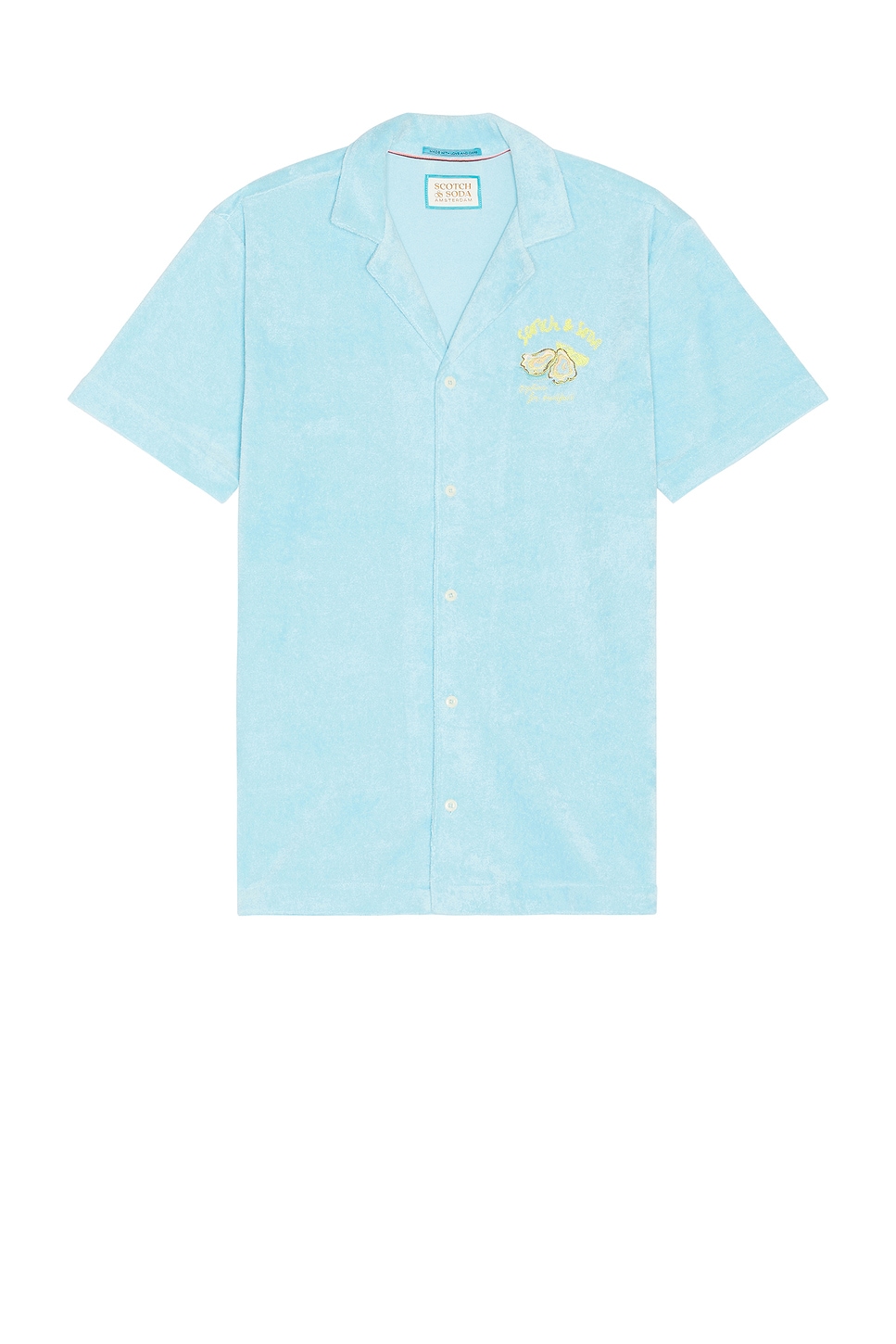 

Рубашка махровая Scotch & Soda, синий
