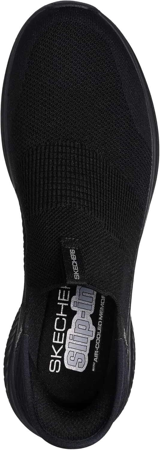 Мужские спортивные кроссовки Skechers Ultra Flex 3.0 Smooth Step, Black Knit Trim — фото 3