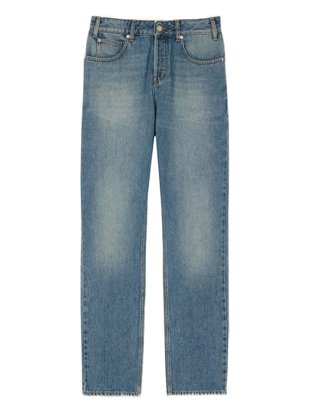 

Джинсы из денима с пятью карманами Ba&Sh, синий