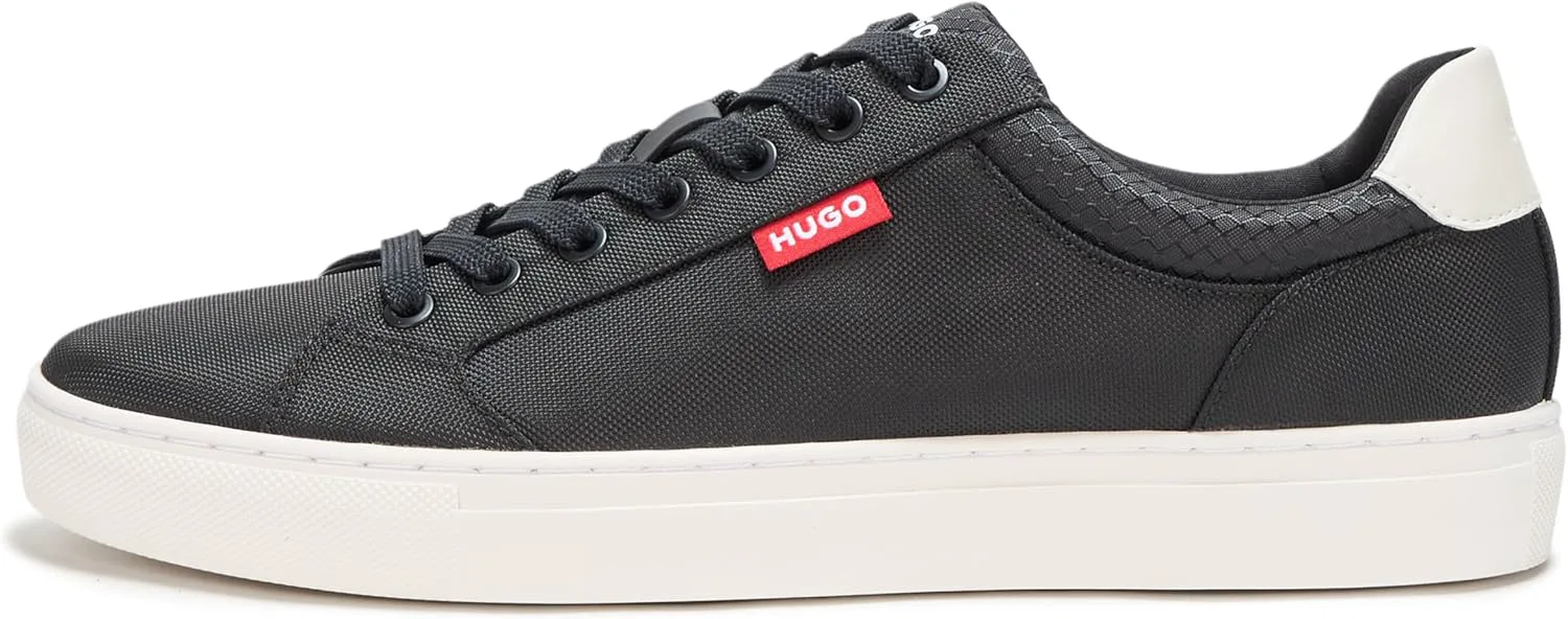 Мужские кроссовки HUGO Morrie с низким профилем и подошвой Cupsole, темно-черный — фото 2