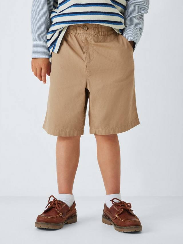 

Детские бермуды из рипстоп John Lewis, Natural Stone