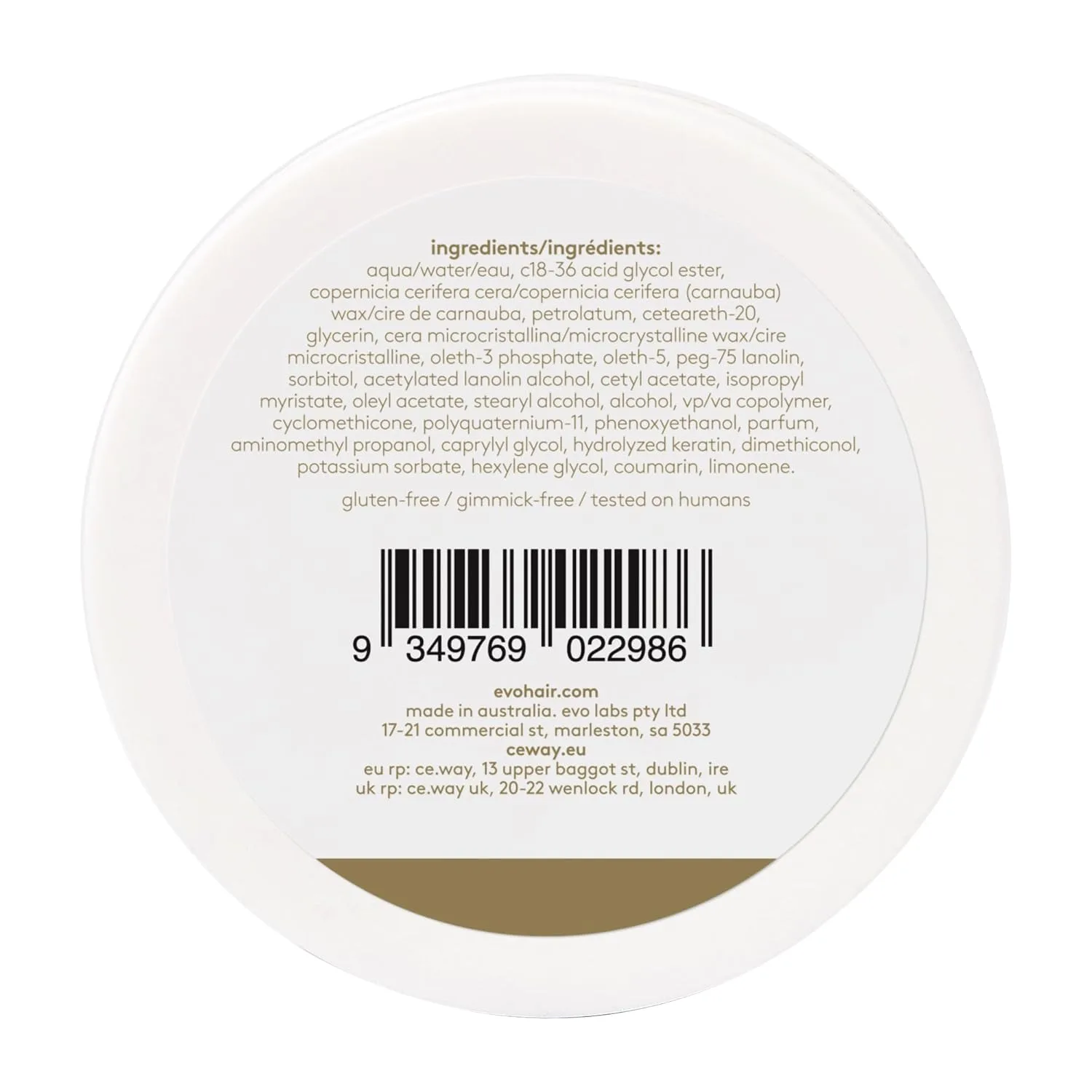 EVO Crop Strutters Construction Cream - разглаживающий крем для волос средней фиксации - поддерживает и придает четкость укладке, обеспечивая средний блеск. 91,7 мл (1 шт.) — фото 2