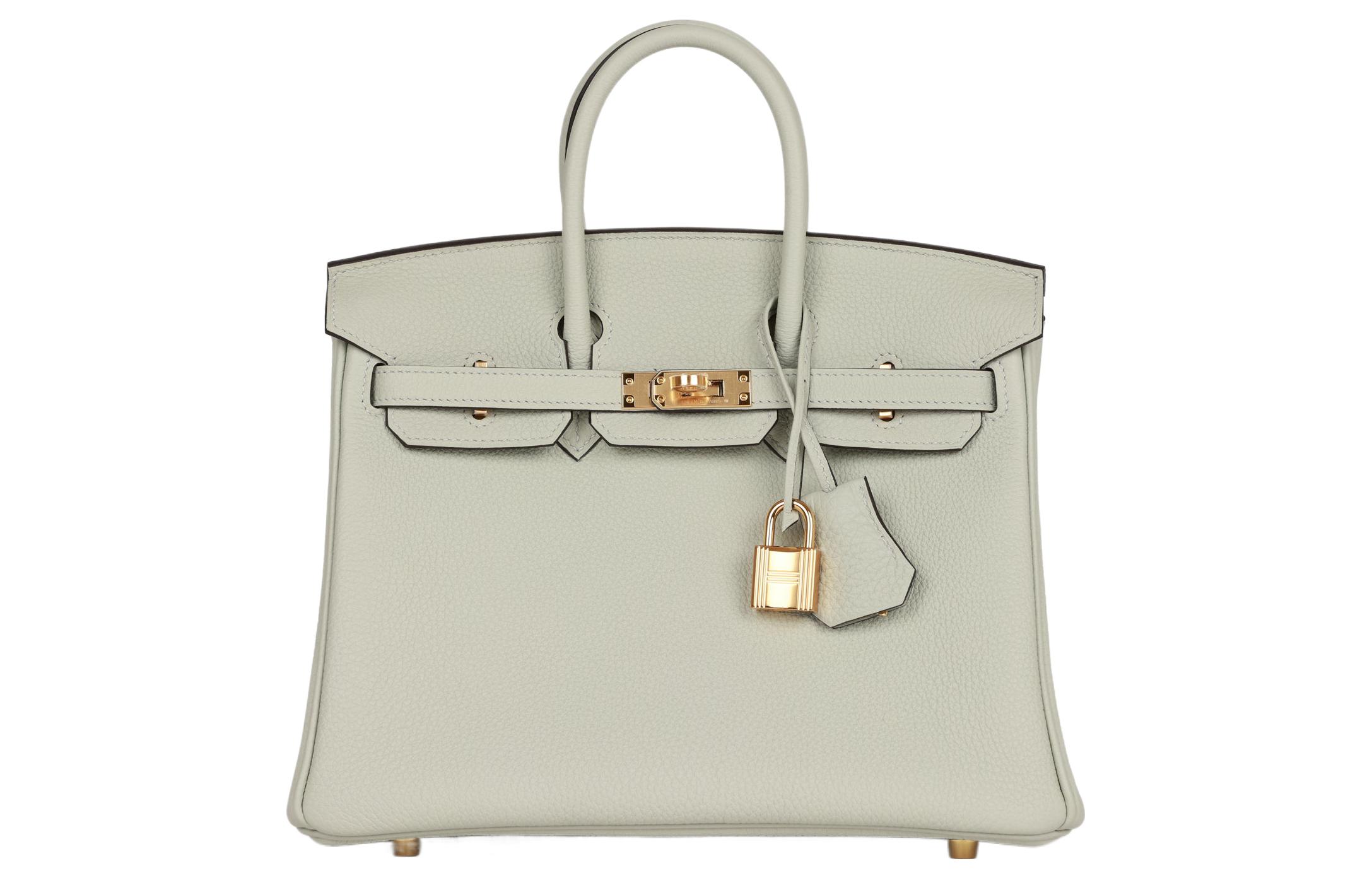 

Сумка Birkin Togo из телячьей кожи Birkin Bag для женщин 0W Gris Neve Ice Crystal Gray HERMES