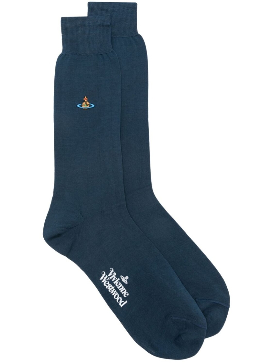 

Однотонные носки Uni Color Vivienne Westwood, синий