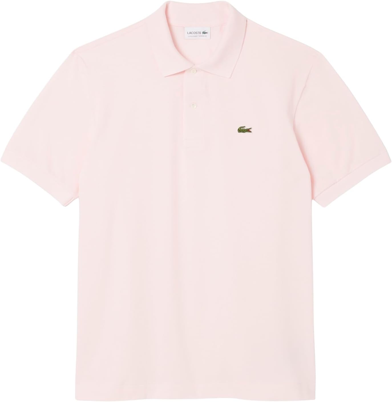 Футболка-поло Lacoste, мужская, классическая, хлопок/полиэстер смесовая ткань — фото 4