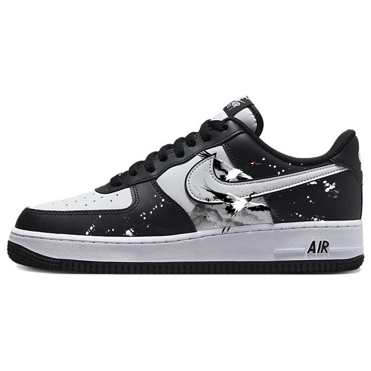 

Кроссовки Air Force 1 для скейтбординга, унисекс, низкие, черный/белый Nike