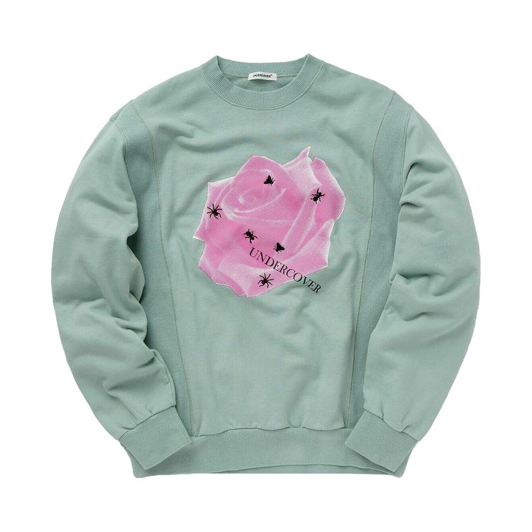 

Толстовка Undercover Graphic Print Sweatshirt 'Mint', зеленый
