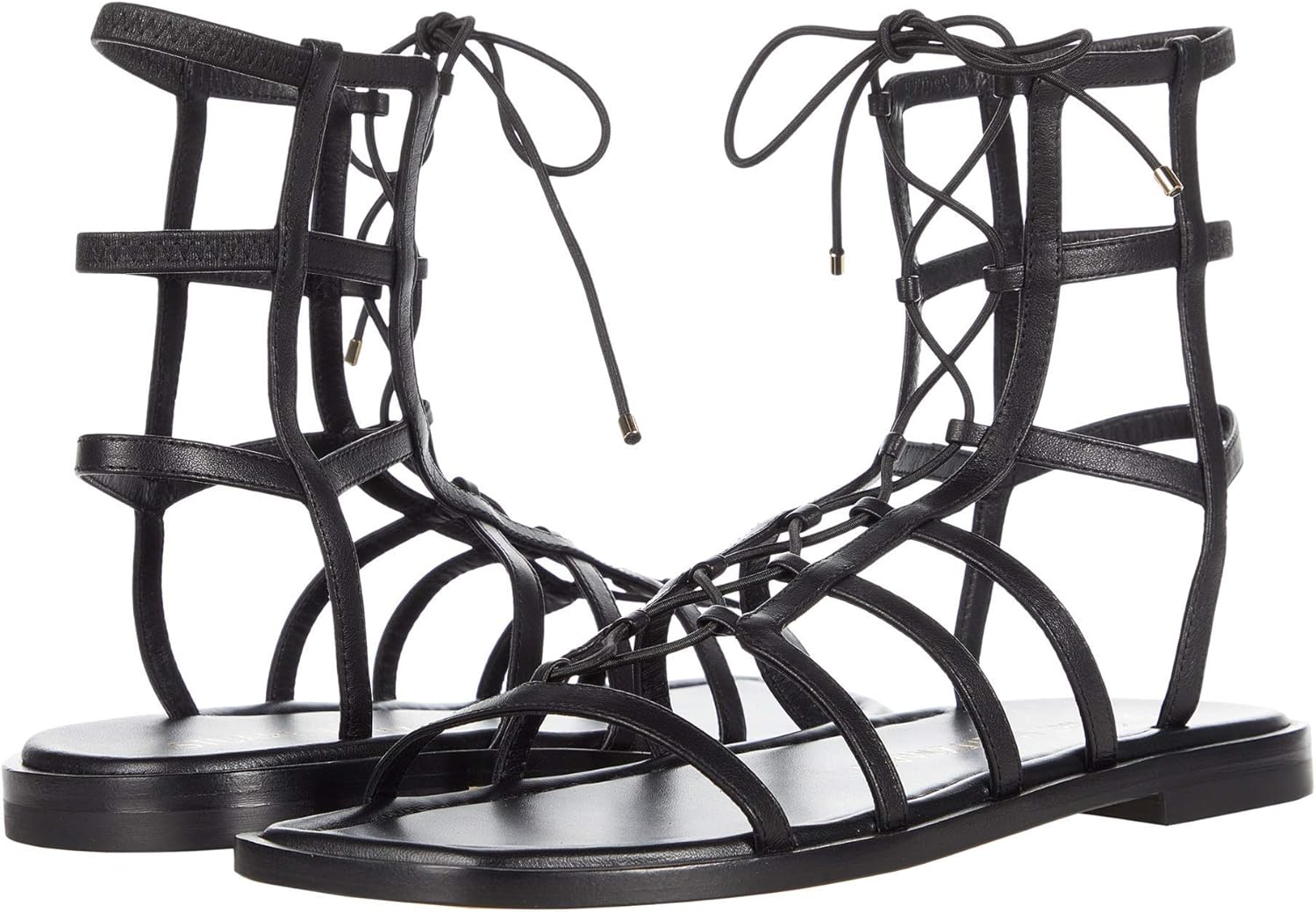 

Ботильоны Stuart Weitzman Kora с шнуровкой, черный