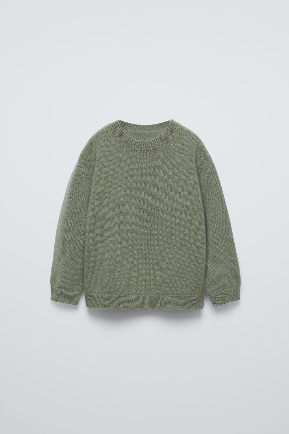 

Джемпер из 100% кашемира ZARA, серо-зеленый