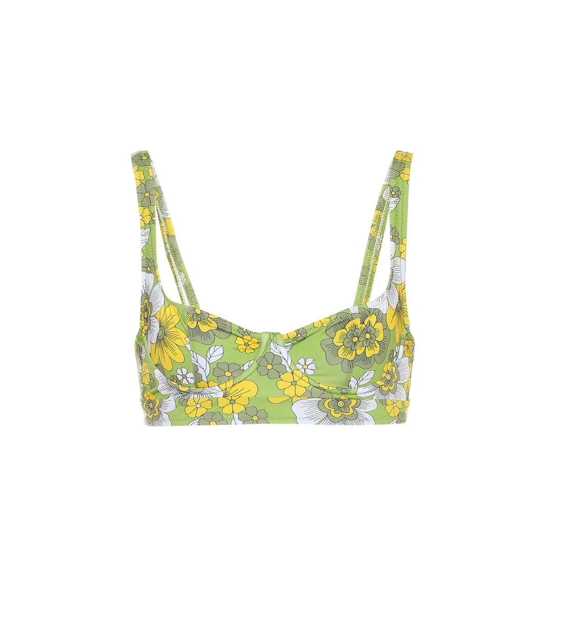 

Верх бикини с цветочным принтом Dodo Bar Or, зеленый
