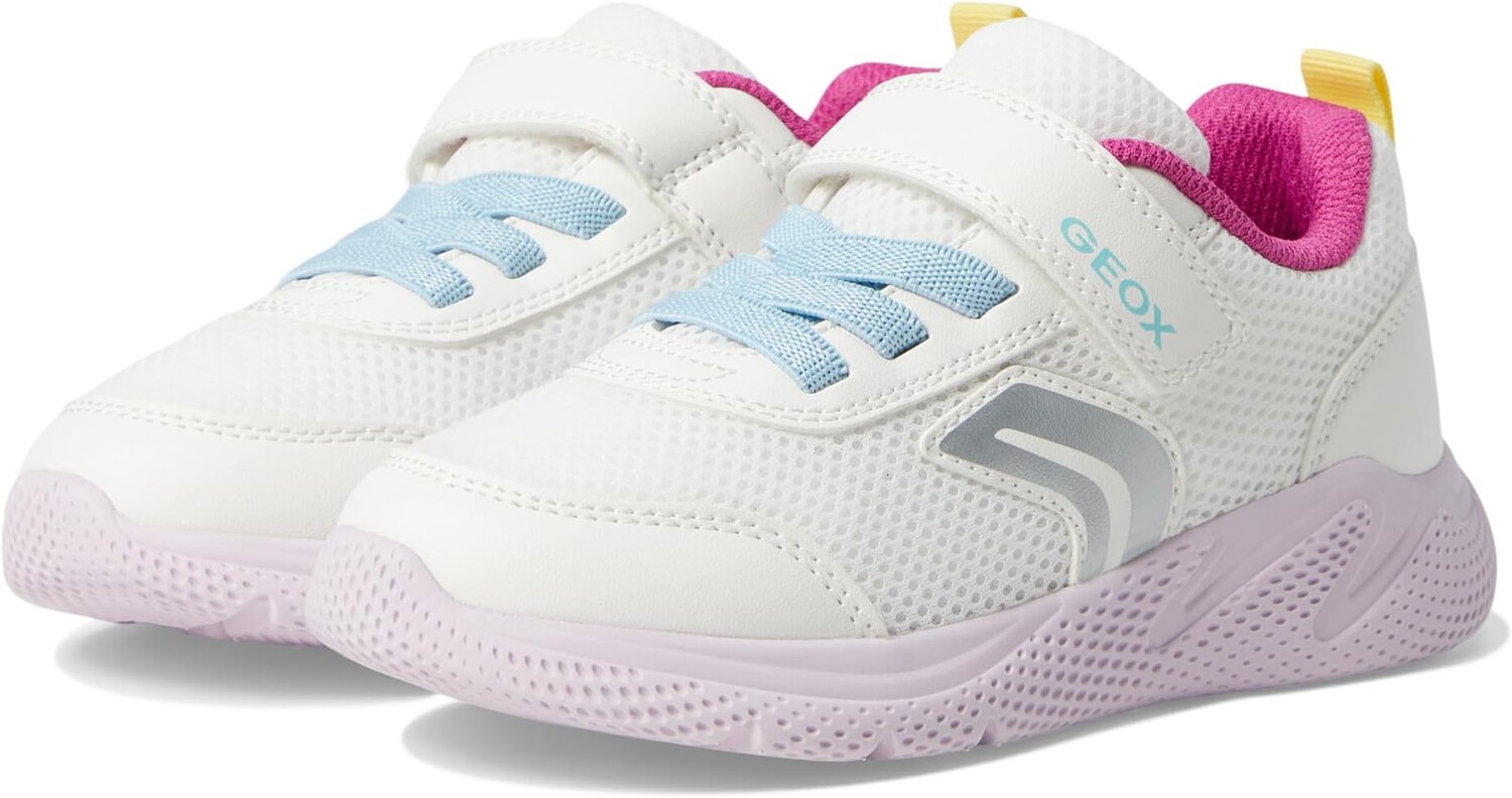 

Кроссовки Geox Kids Sprintye 11, цвет White/Multicolor