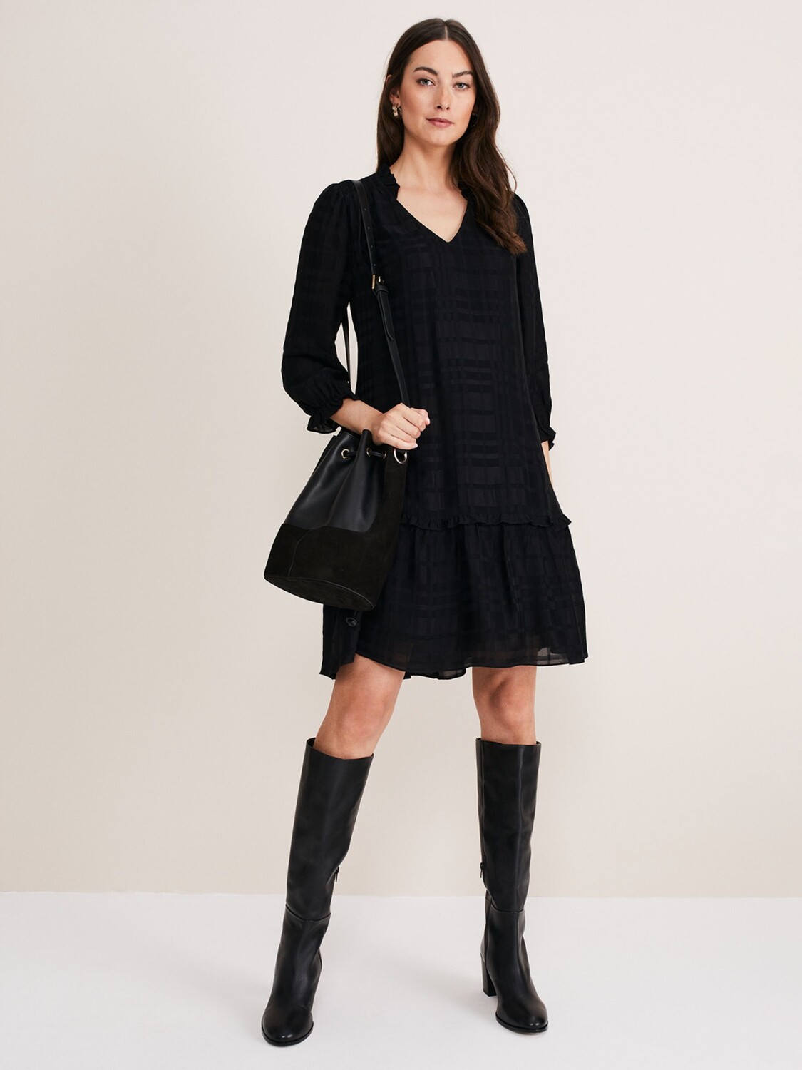 

Мини-платье Phase Eight Tansy Swing, черный