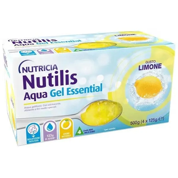 

Nutilis Aqua Gel Lemon 4 шт. по 125 г Дисфагия и недостаточность питания Nutricia