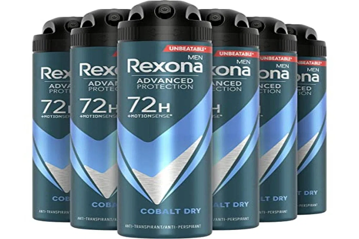 Мужской антиперспирант-спрей Rexona Men Advanced Protection Cobalt Dry, 6 x 150 мл Rexona