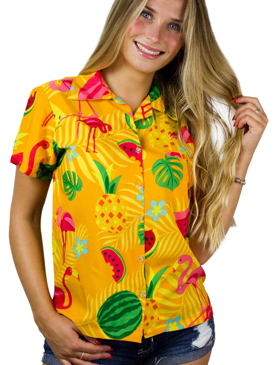 

Блуза King Kameha Flamingo Melone, желтый