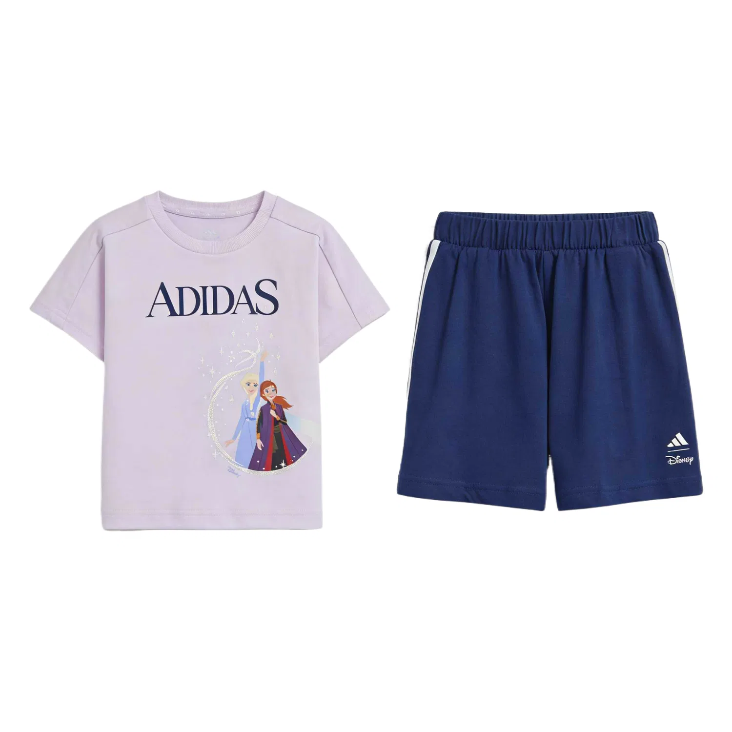 Детский спортивный костюм x Disney Casual Sportswear 2 Pack Adidas, Ice Lavender/Dark Blue