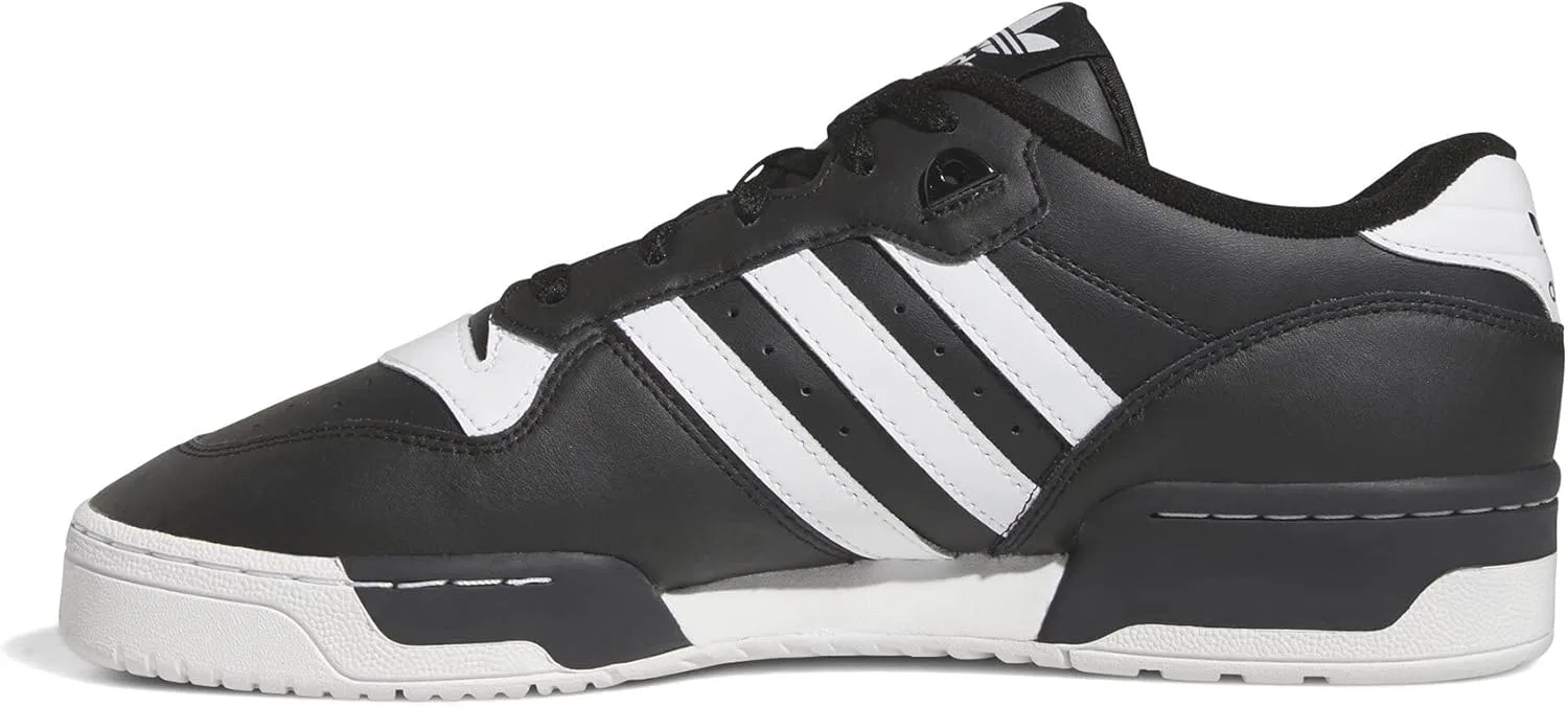 Мужские низкие кроссовки Rivalry Adidas, Core Black Ftwr White Core Black — фото 2
