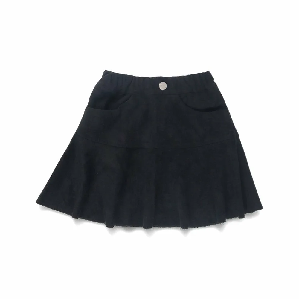 Замшевая юбка Branshes, black — фото 2