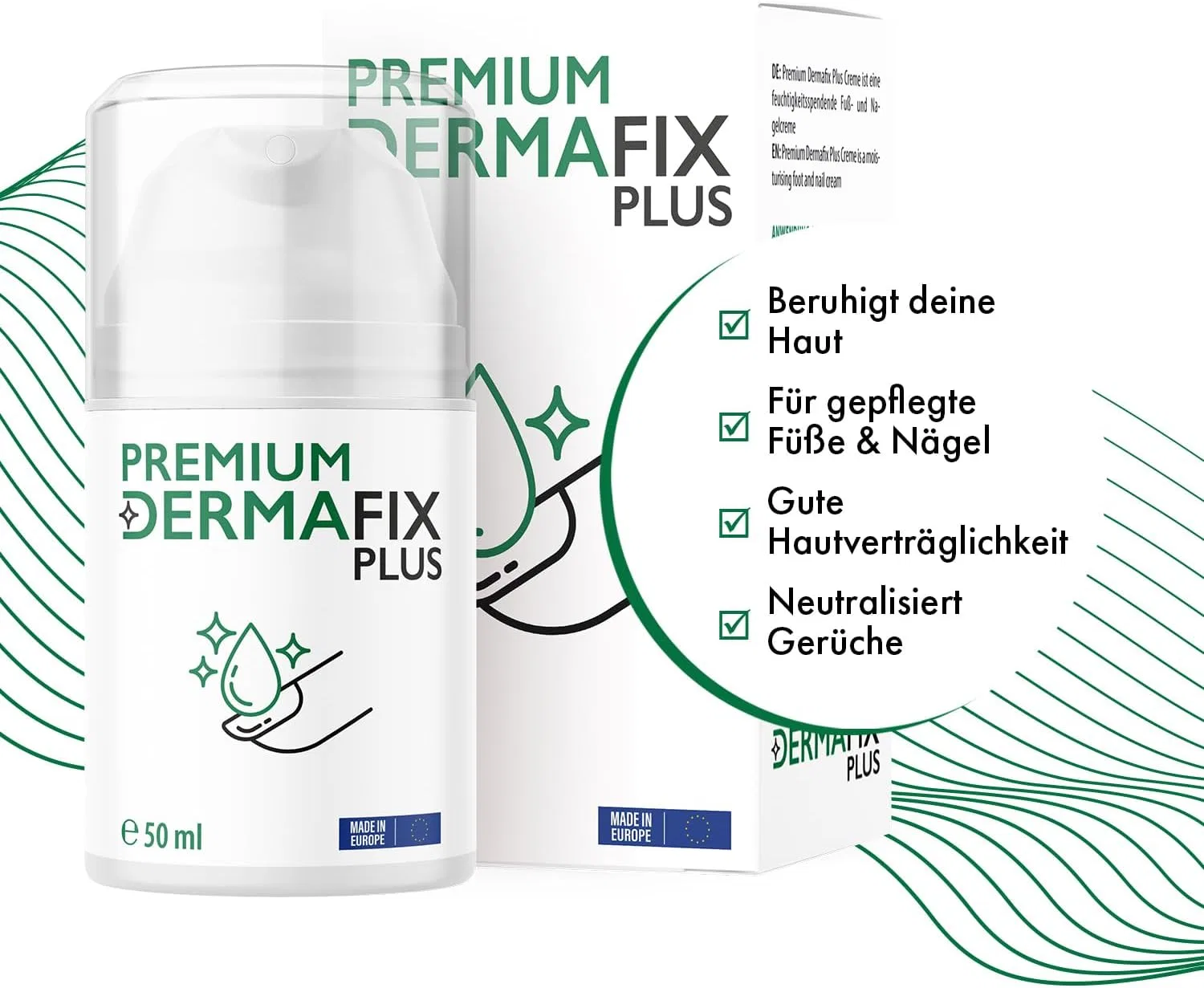 Крем для ног и ногтей «Dermafix Plus» от Premium Mayproducts — фото 2