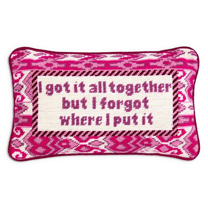 

Декоративная подушка Furbish Studio Got It All Together, фиолетовый