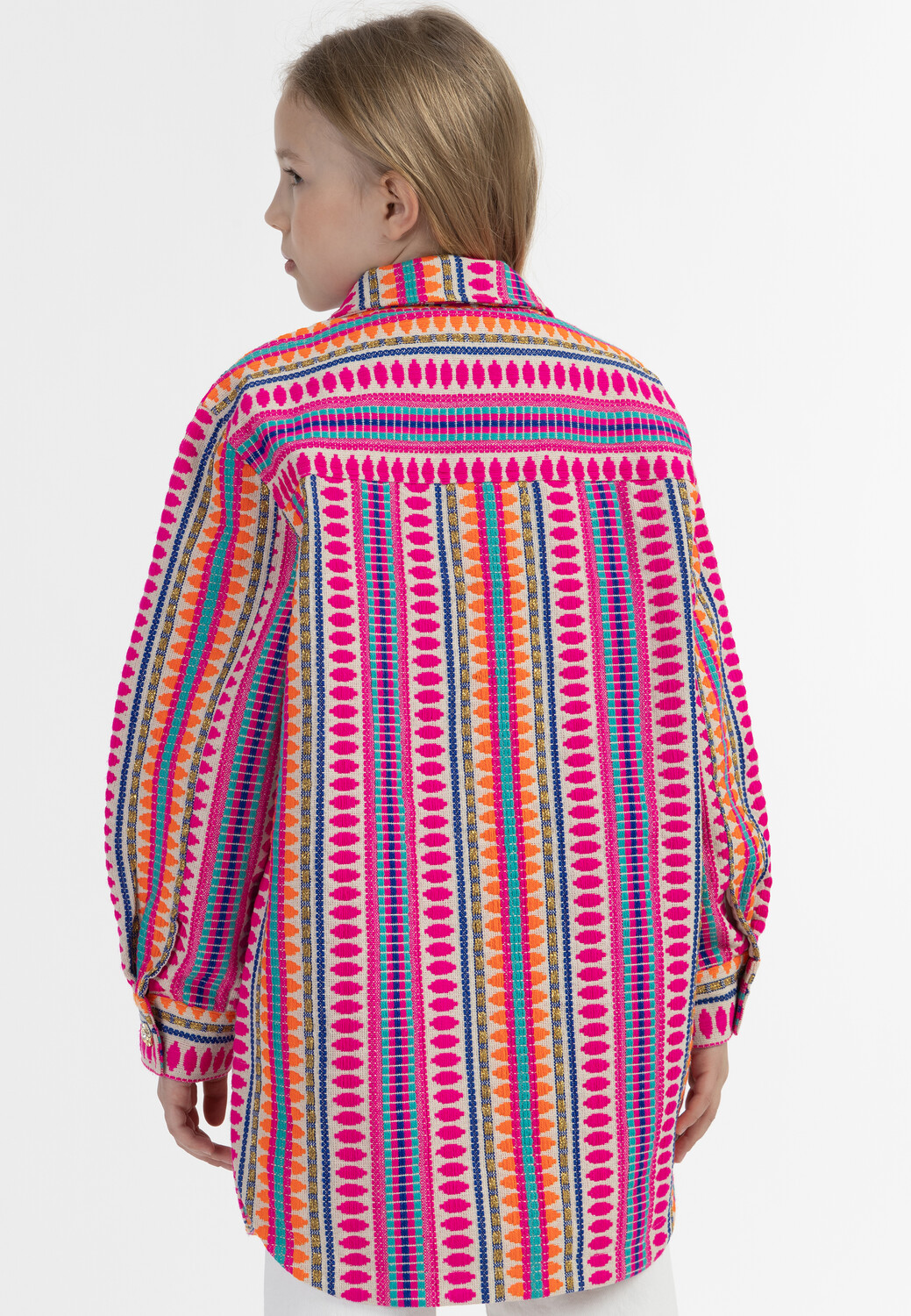 Куртка IZIA Hemdjacke, цвет Mehrfarbig Pink — фото 4