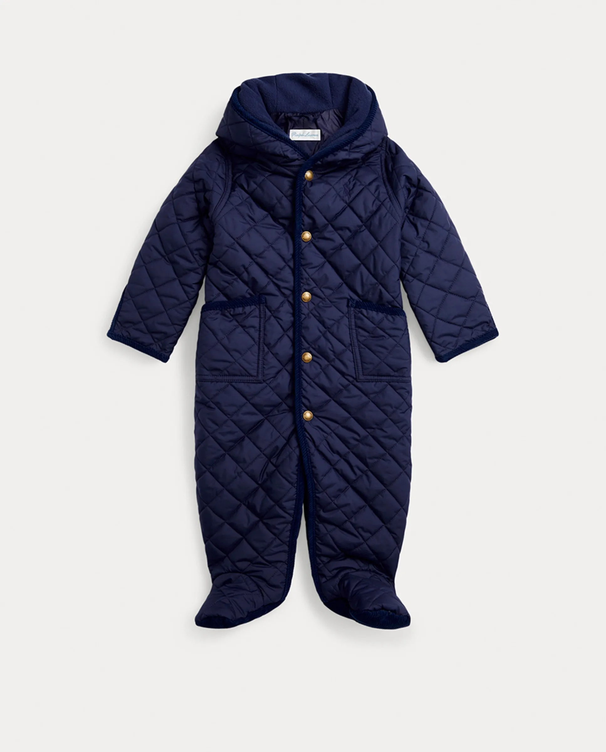 

Унисекс теплый комбинезон с начесом Polo Ralph Lauren, темно-синий