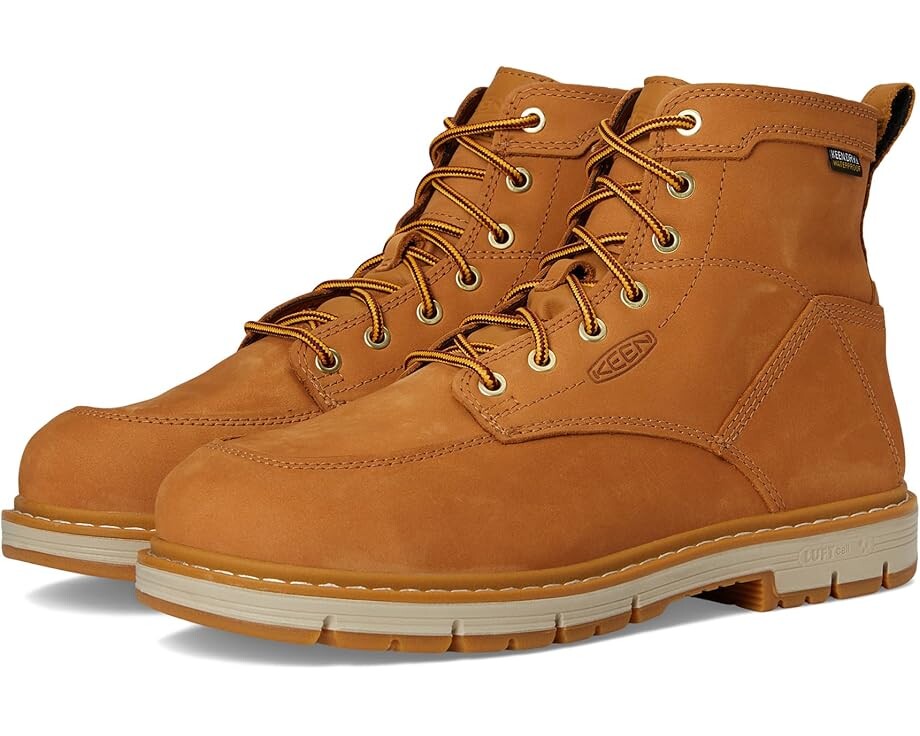 

Ботинки KEEN Utility San Jose 6” Alloy Toe Waterproof 90 Degree Heel, цвет Bistre/Gum