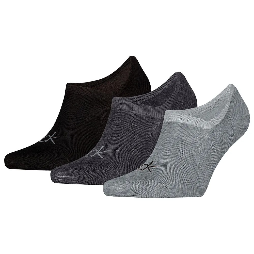 

Носки 3 шт Calvin Klein 701236412 no show, черный