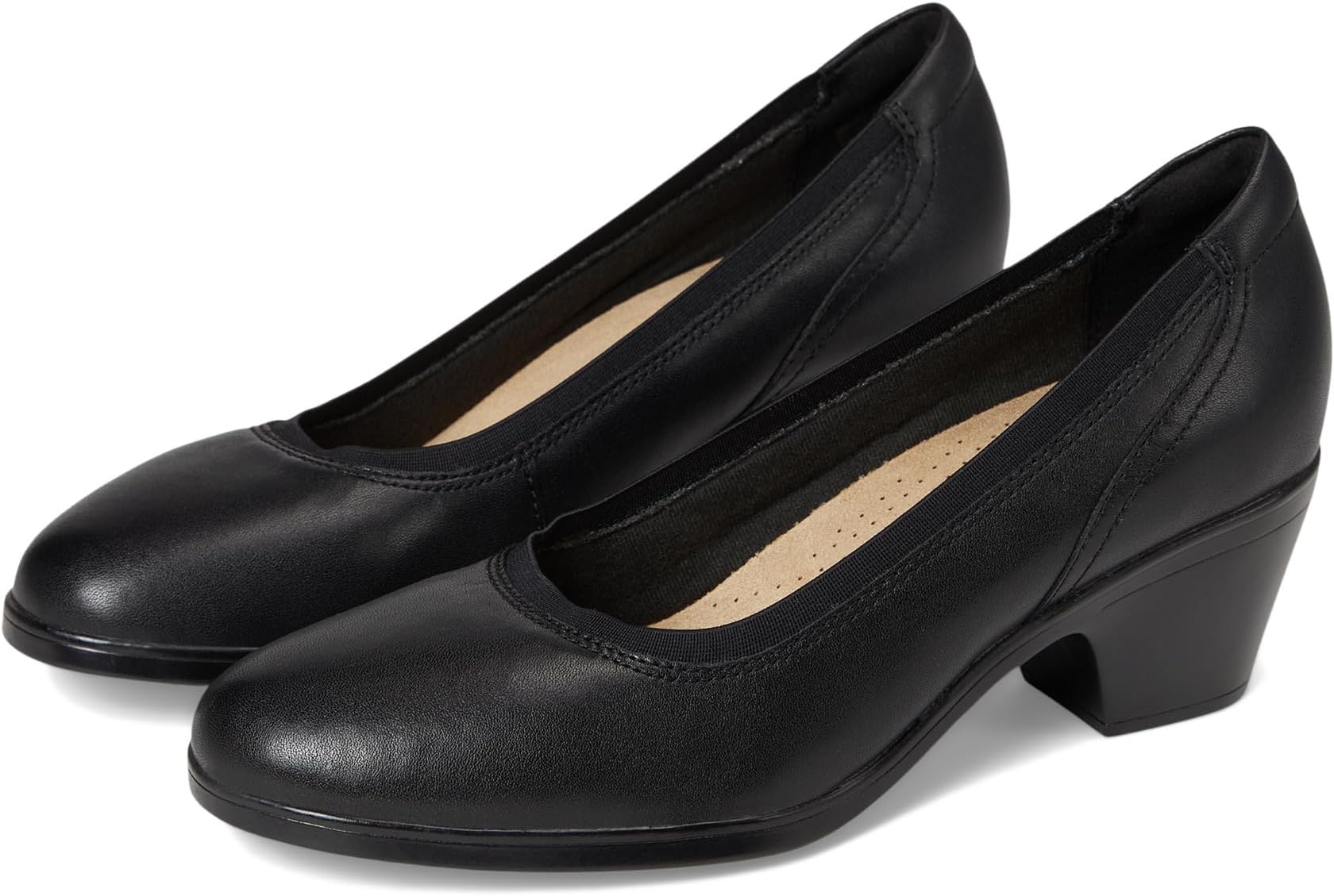 Туфли Clarks Women's Emily 2 Edyth, Black Leather