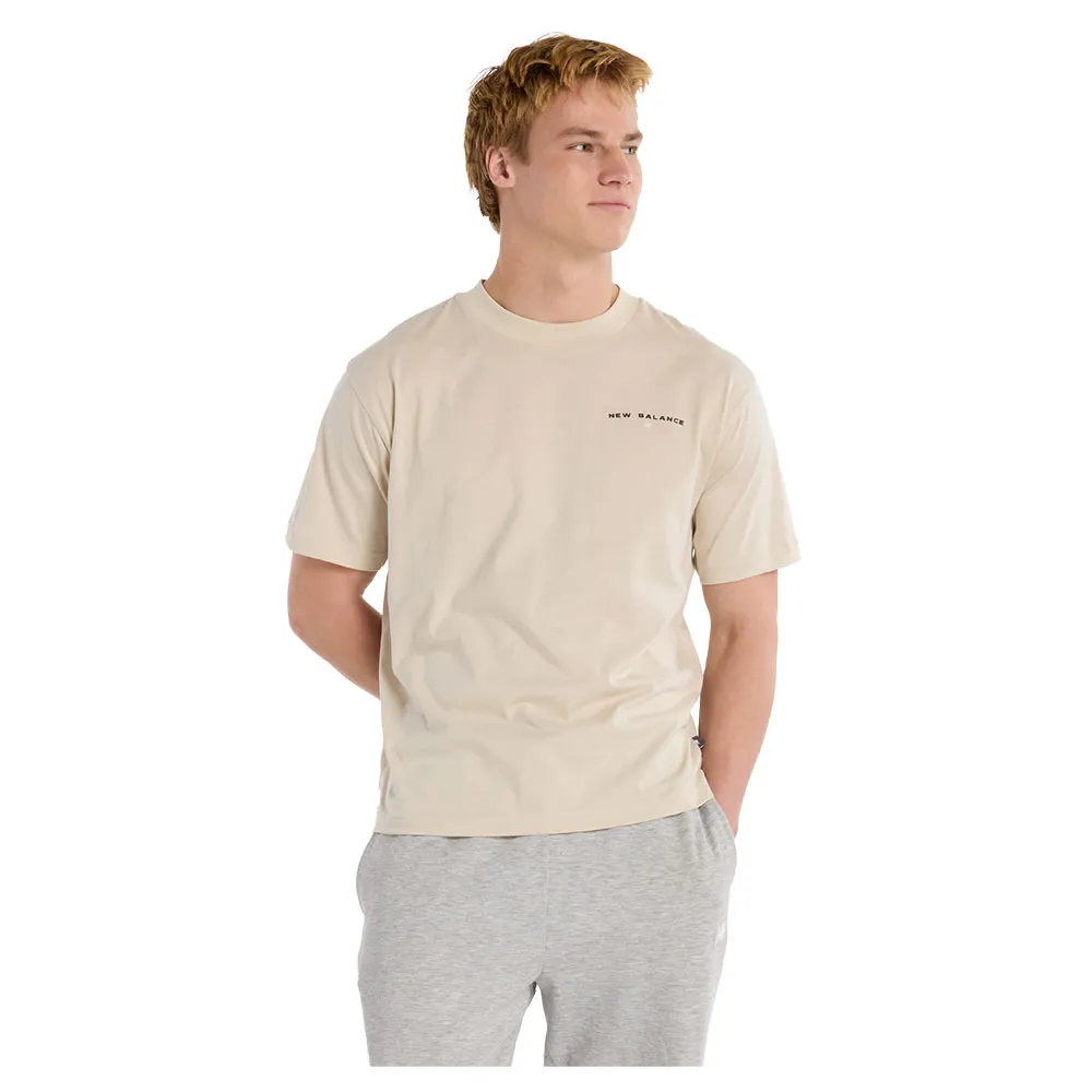 

Футболка с коротким рукавом New Balance Reimagined Graphic 2, бежевый