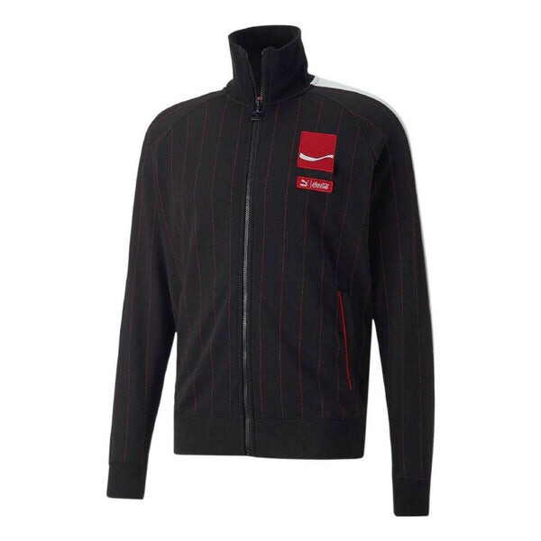 

Куртка x coca-cola t7 track jacket 'black' Puma, черный