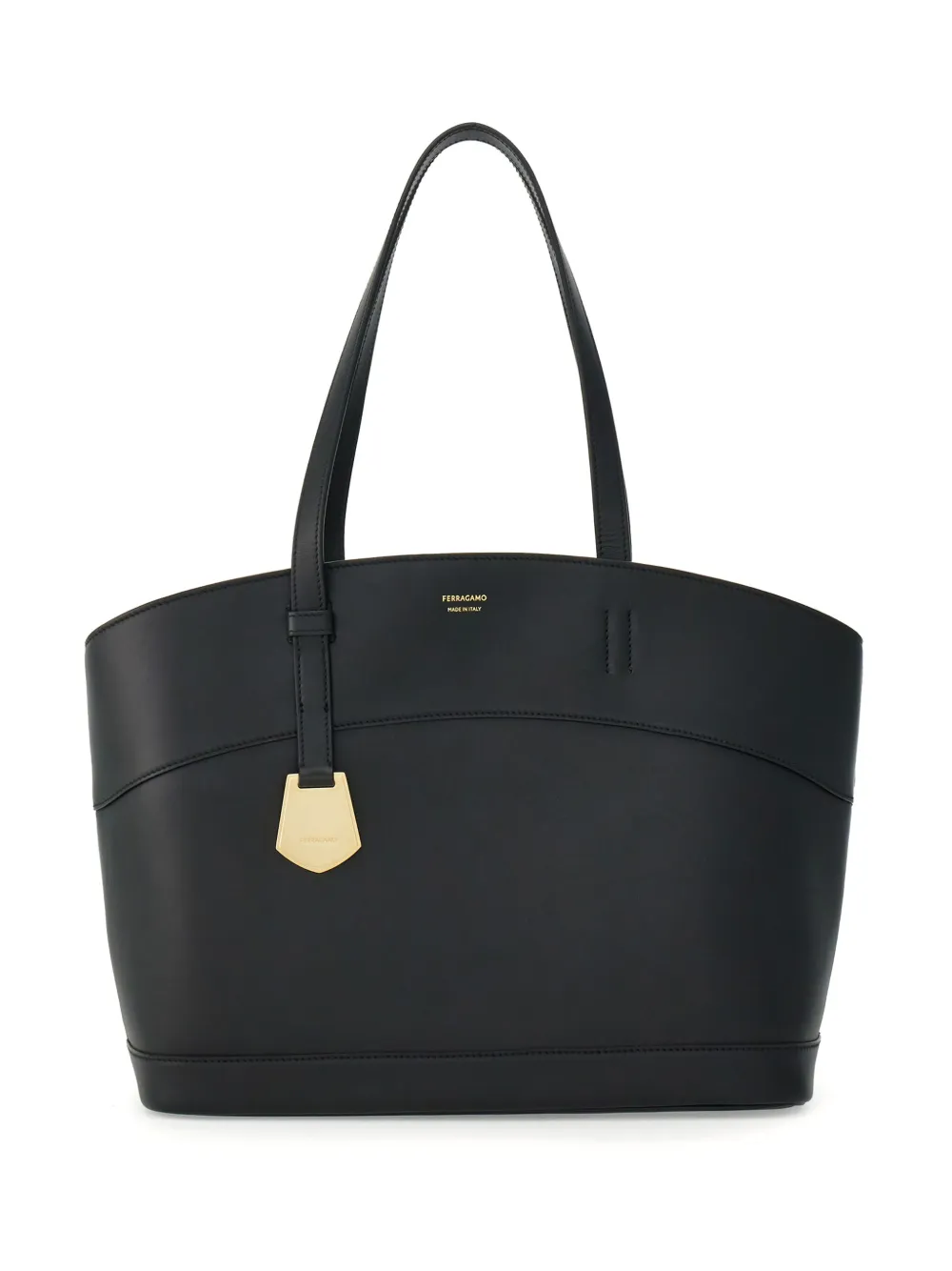 

Сумка-тоут Charming с логотипом Ferragamo, черный