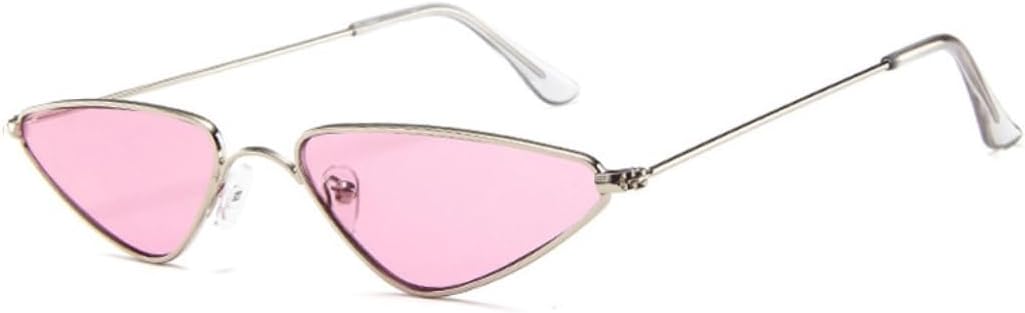 

Солнцезащитные очки для мужчин и женщин - защита от УФ-излучения UV400 - металлические дужки в форме «кошачьего глаза», цветные линзы, для занятий спортом на открытом воздухе и вождения DSVIGF, 03