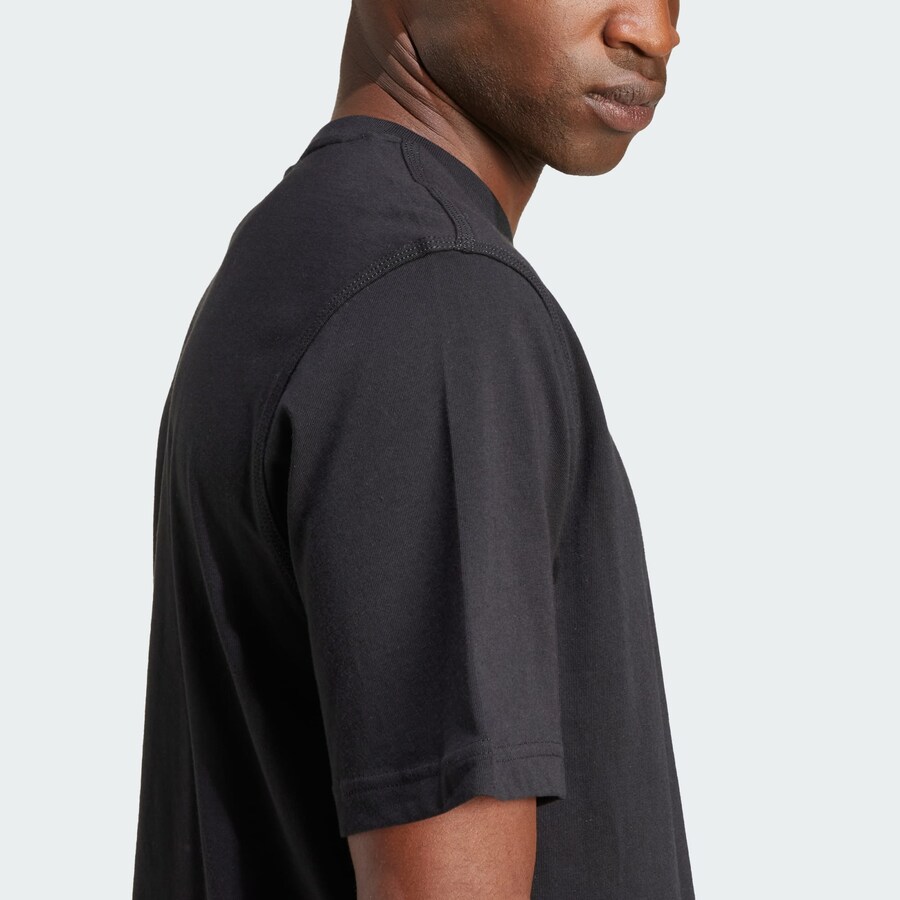 Рубашка ADIDAS ORIGINALS Trefoil Essentials T-, черный — фото 4