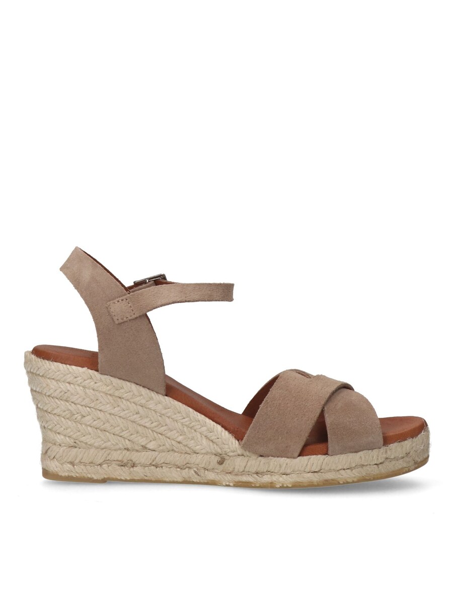 Босоножки на высоком каблуке MANFIELD Strap Sandals, серо-коричневый — фото 4