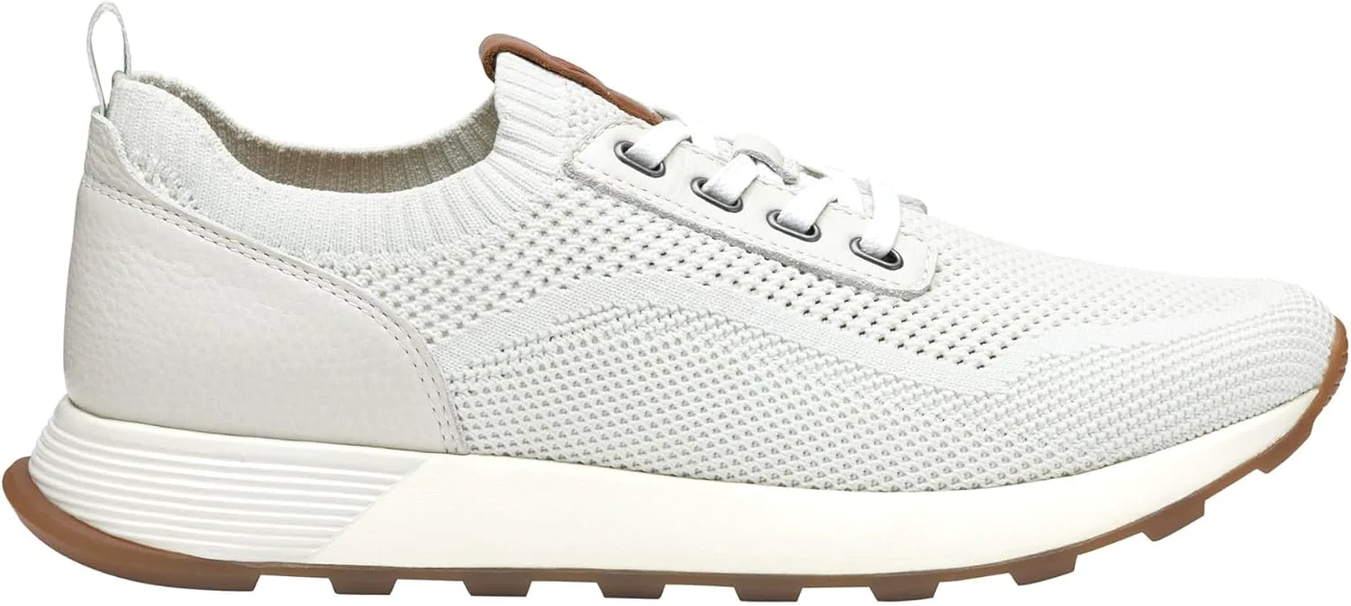 Мужские кроссовки Johnston & Murphy Kinnon Knit Jogger, от белого — фото 2