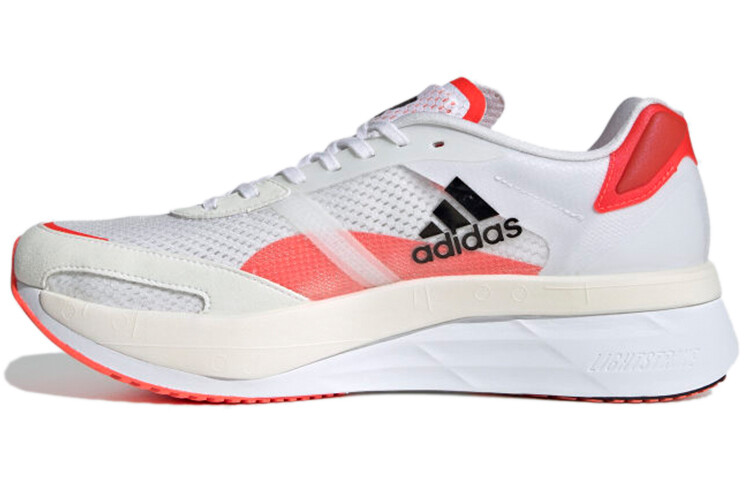 

Adidas Adizero Boston 10 Белый Черный Солнечный Красный