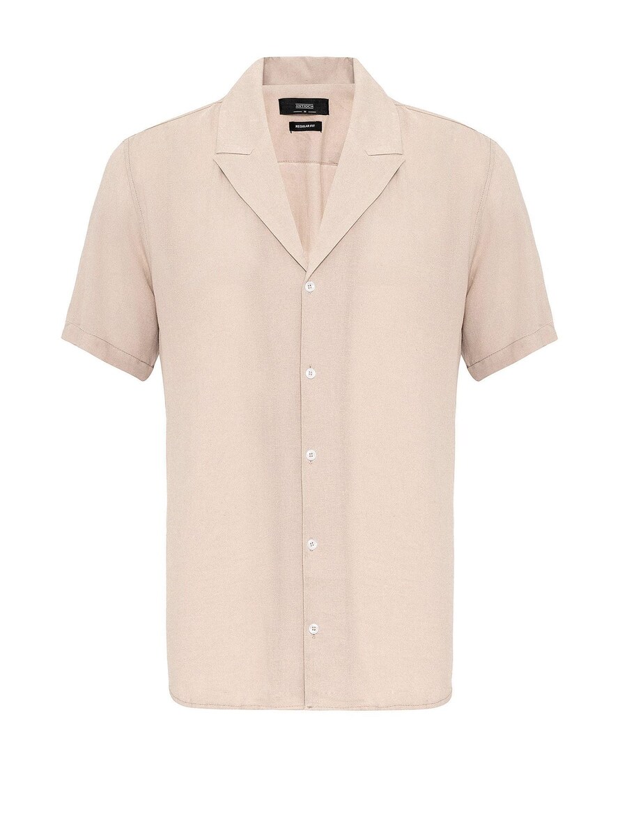 

Рубашка на пуговицах классического кроя Antioch, экрю