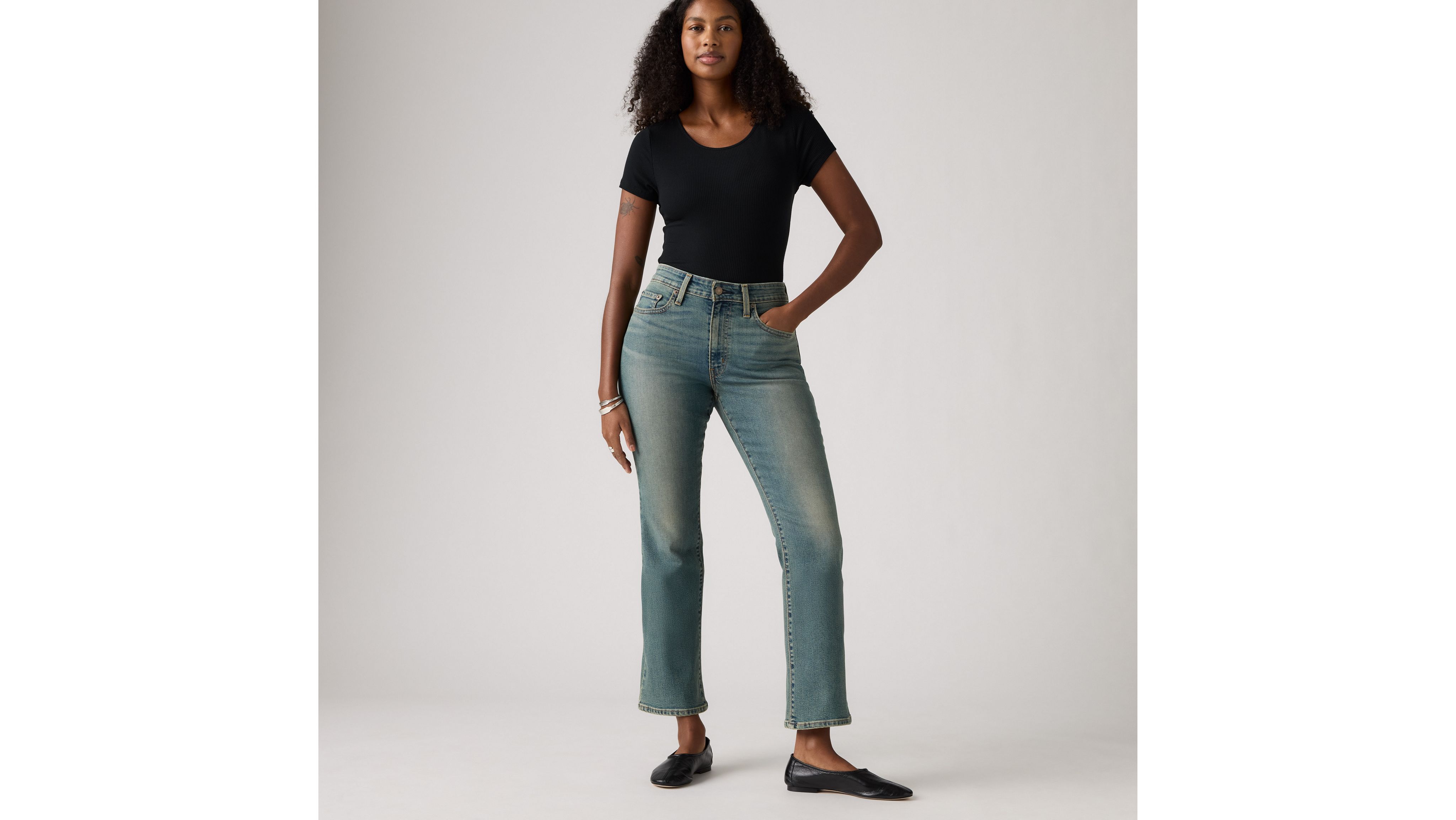 

Женские джинсы Kick Boot 725 Levi's, You Started It - Medium Wash