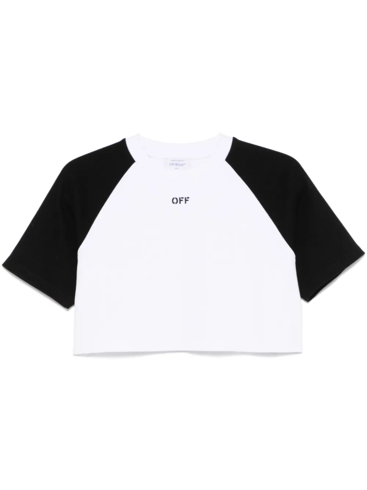 

Off-White укороченная футболка, белый