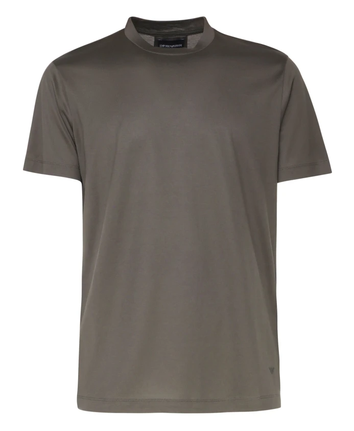 

Футболка из хлопка лиоцелла 8n1te81juvz Emporio Armani, зеленый