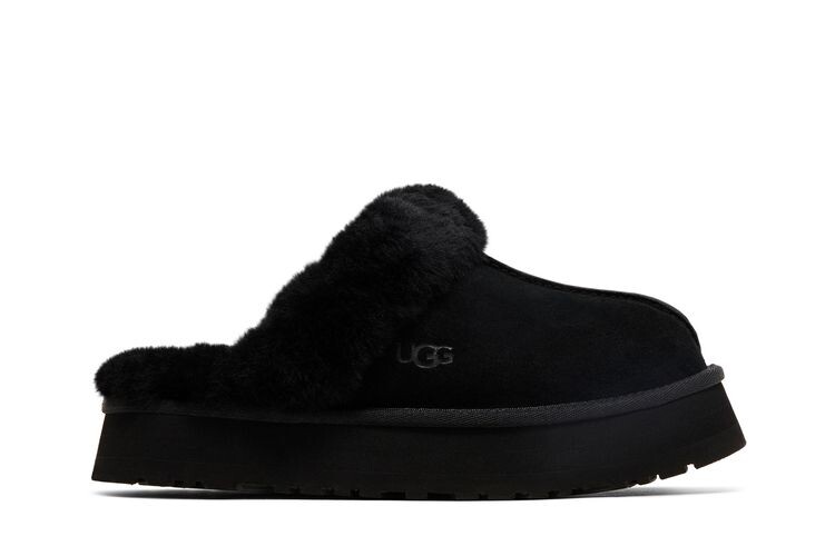 

Шлепанцы UGG Wmns Disquette Slipper Black, черный